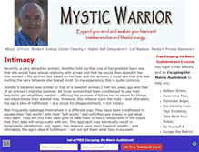 Tablet Screenshot of mysticwarrior.us